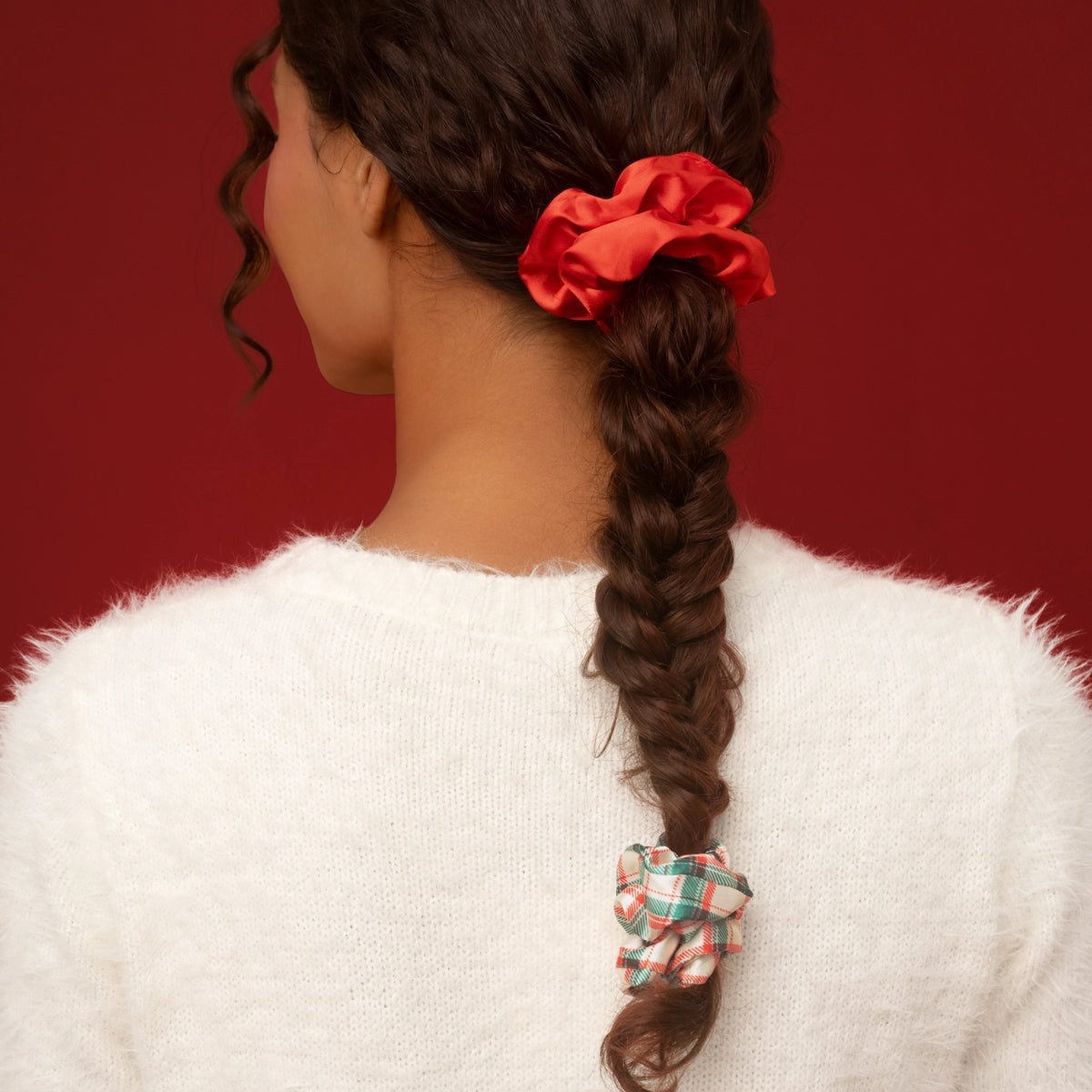 Holiday Scrunchies 3pc Multi Color