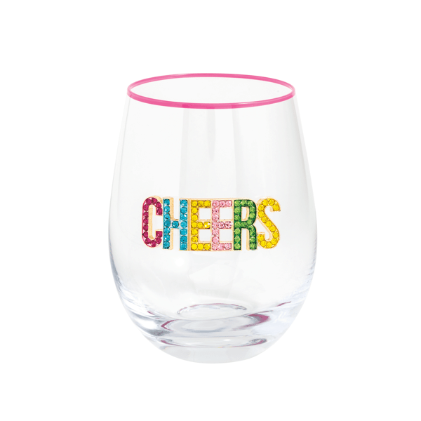 Beaded Wine Glass