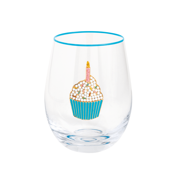 Beaded Wine Glass