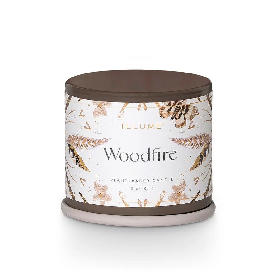 Woodfire Vanity Tin Candle