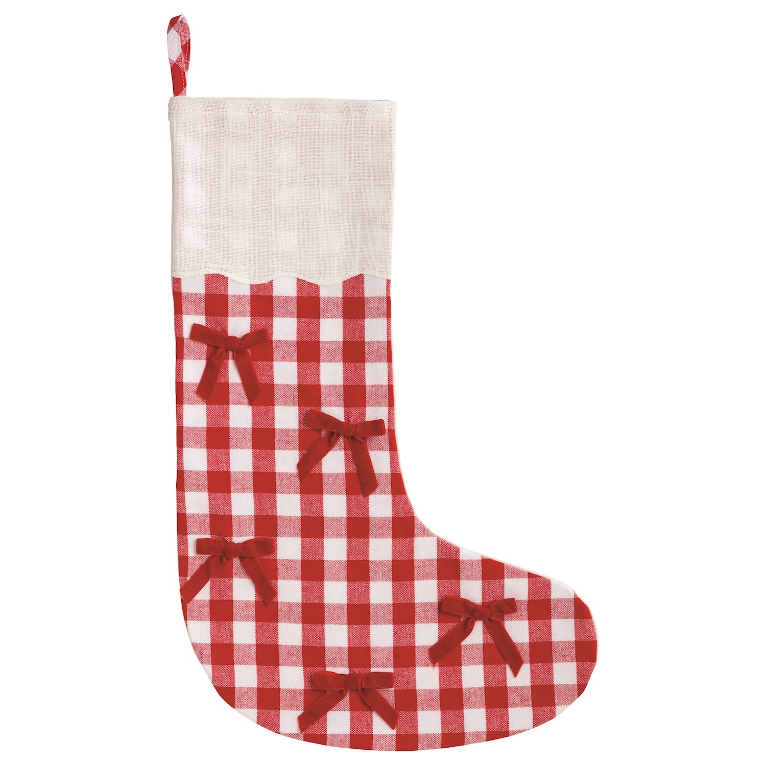 Mudpie Bow Stocking