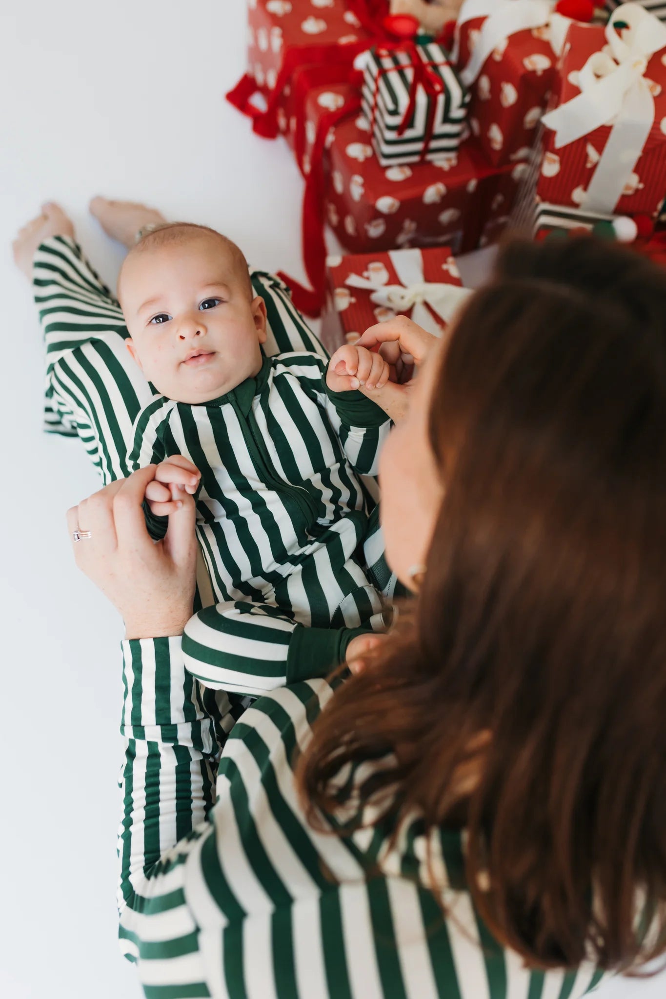 Green Stripe Women's Set