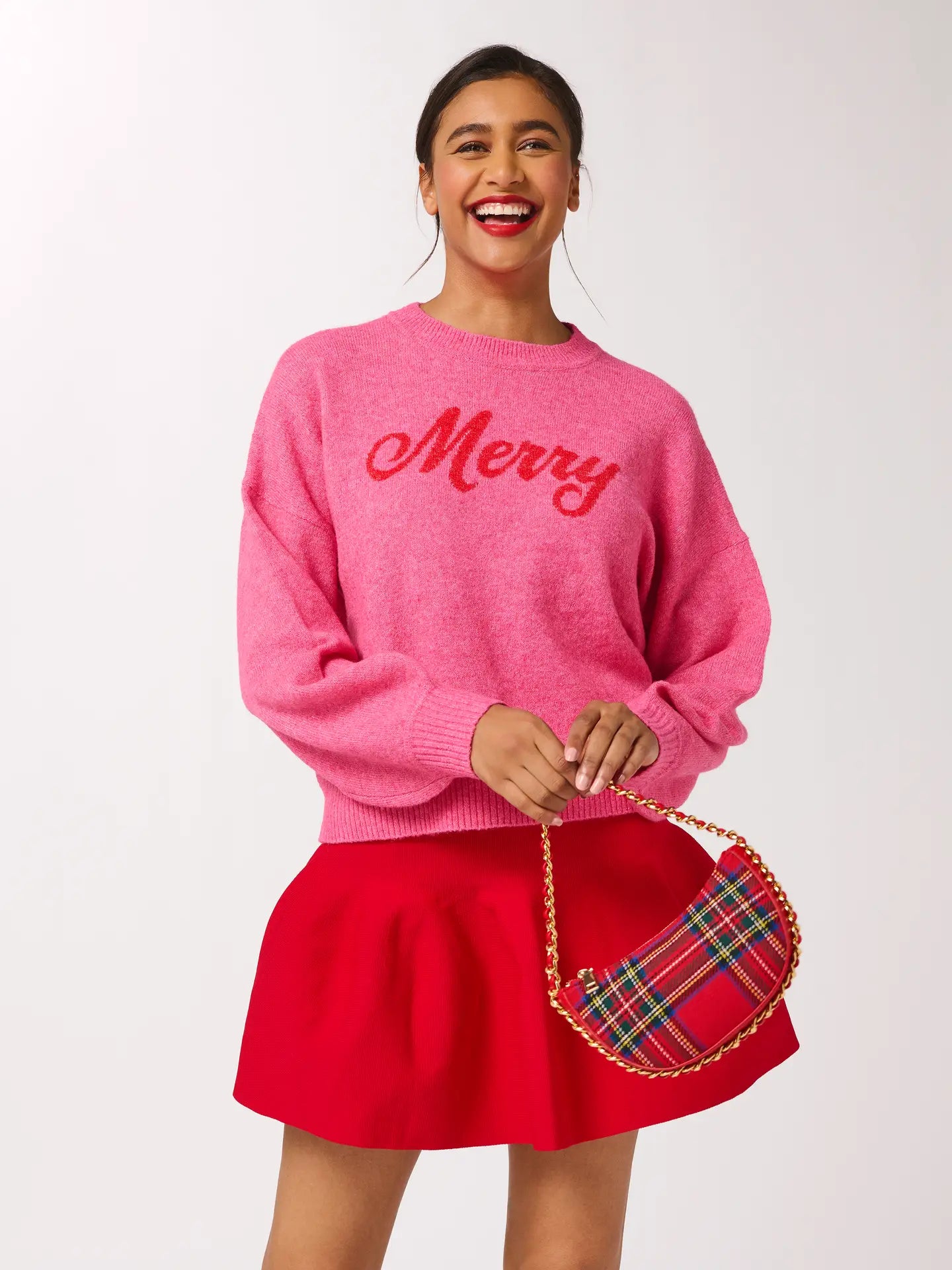 Shiraleah Pink Merry Sweater