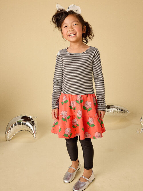 Long Sleeve Pocket Twirl Dress