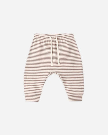 DRAWSTRING PANT COCOA MICROSTRIPE