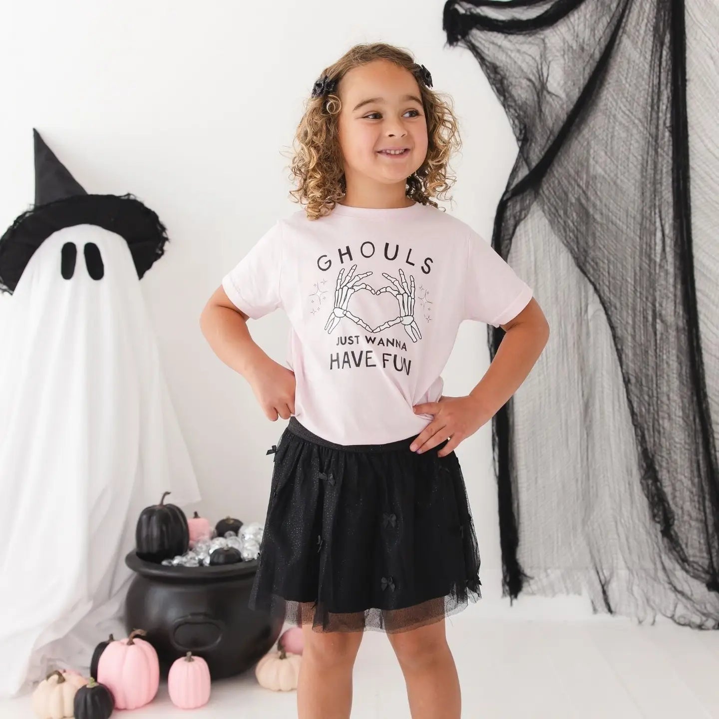 Ghouls Just Wanna Have Fun Halloween SS T-Shirt - Lavender