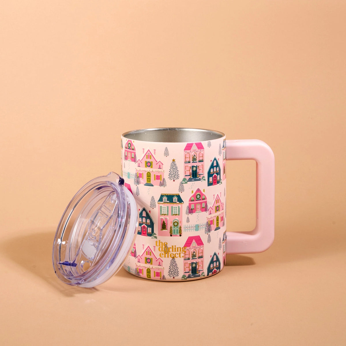 14 oz Insulated Mug-Sugarplum Lane