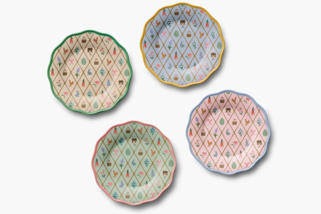 Spring Farm Melamine Dessert Plate