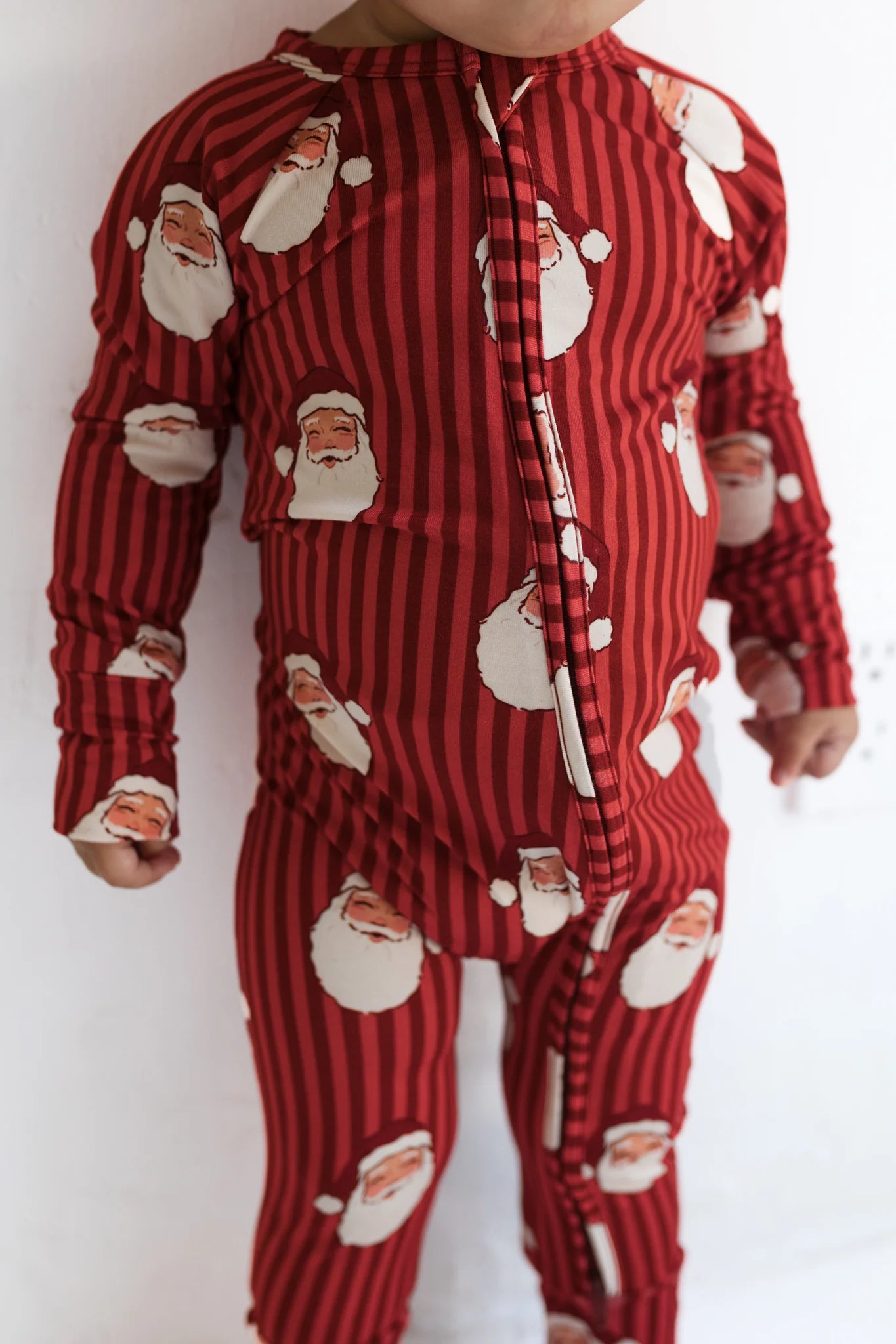 IMJ Santa Zipper Romper