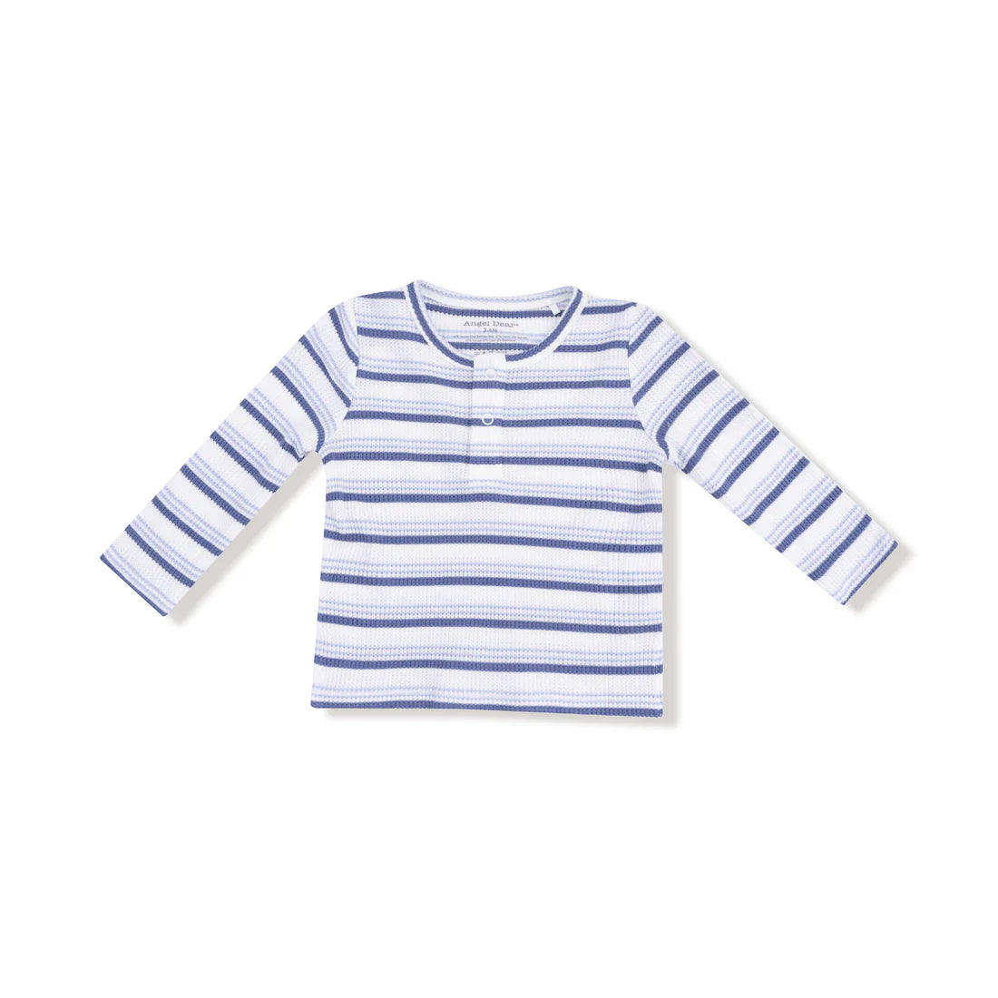 Vintage Stripe - Blue - L/S Henley