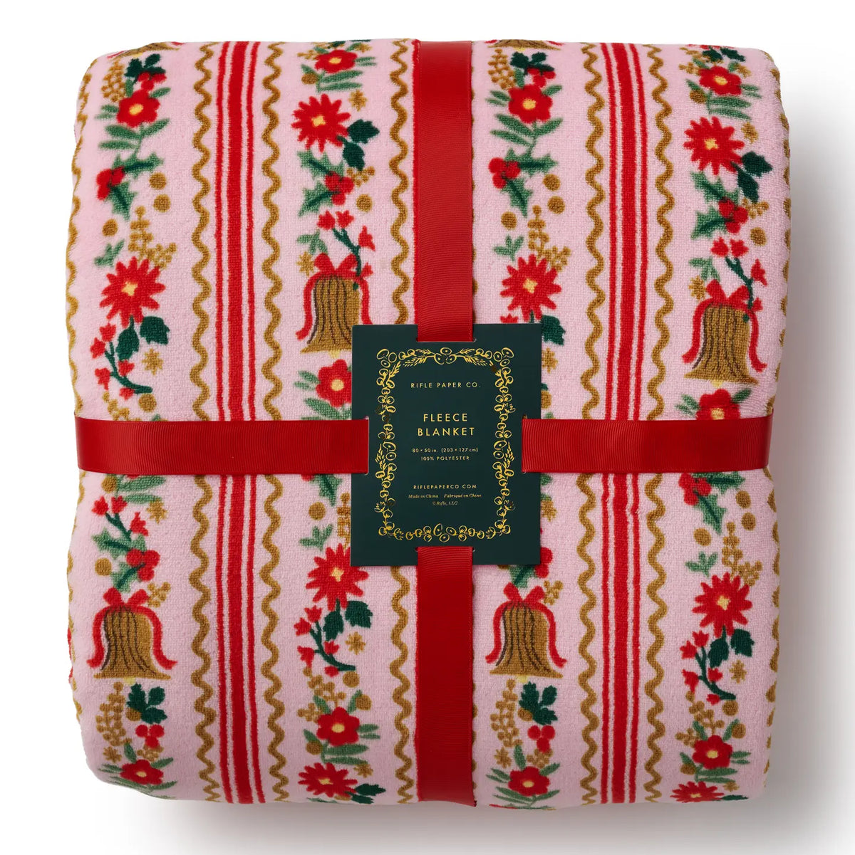 Rifle Holly Jolly Fleece Blanket