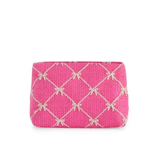Tinsel Bow Zip Pouch