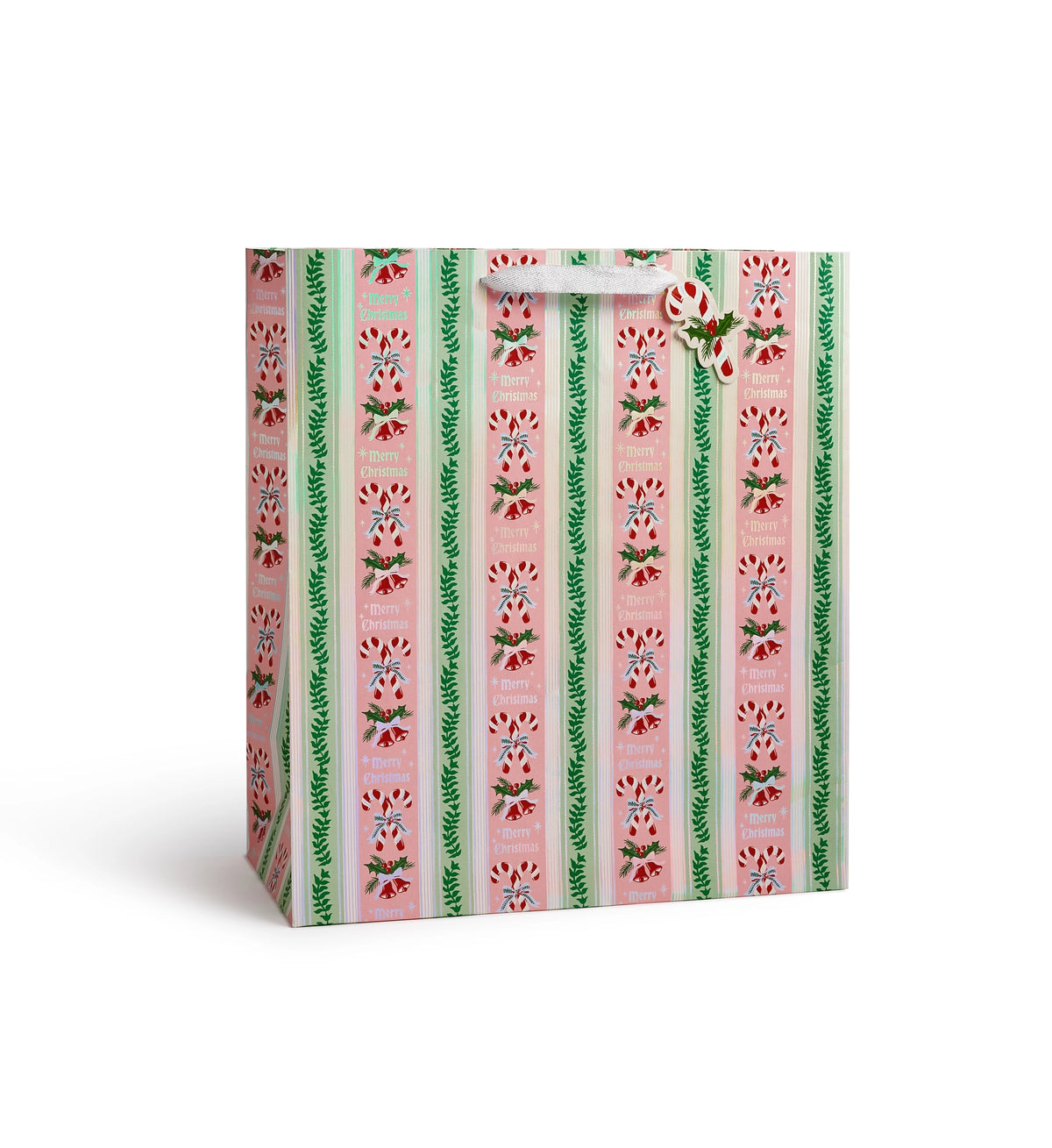 Rifle Paper Candy Cane Stripe Gift Bag Medium