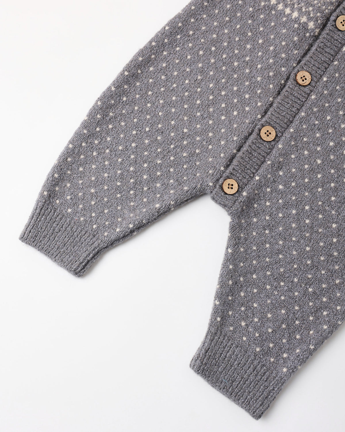 FAIR ISLE ROMPER SLATE