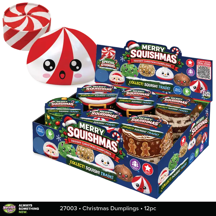Christmas Dumpling Squishy Toy