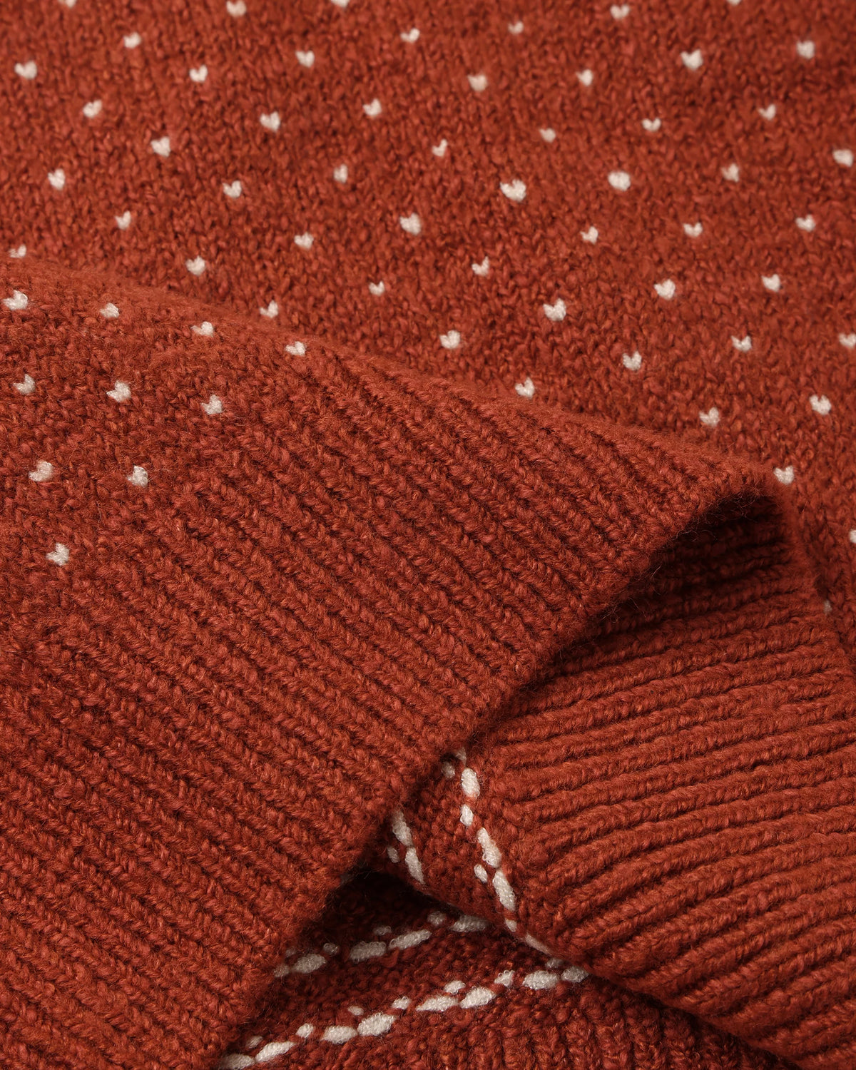 FAIR ISLE SWEATER RUBY