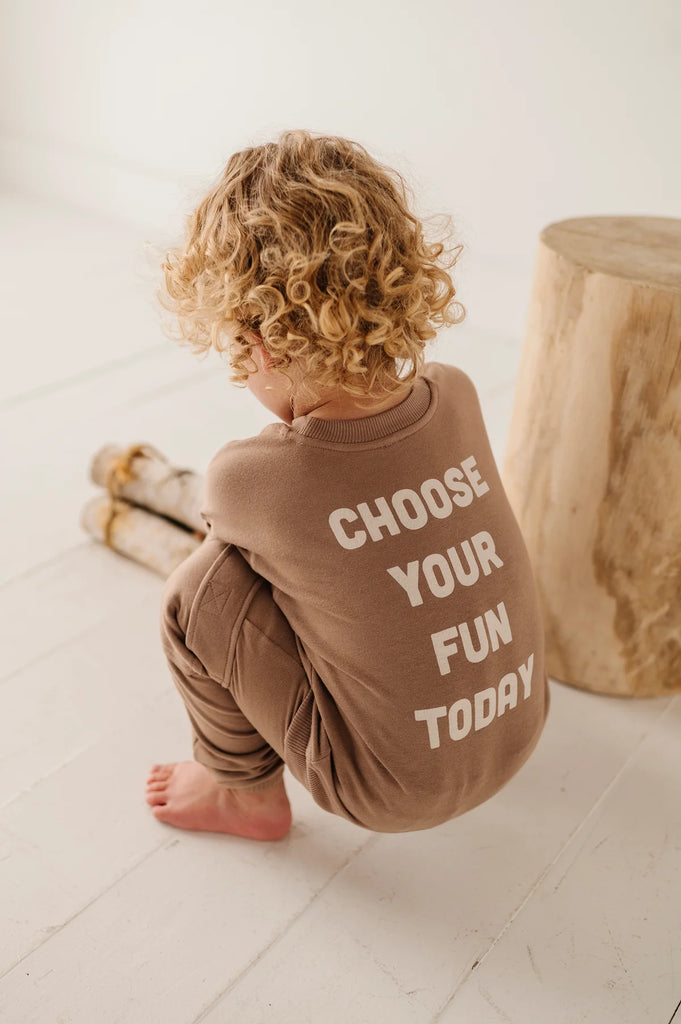 Choose Your Fun Today Boxy Sweatshirt