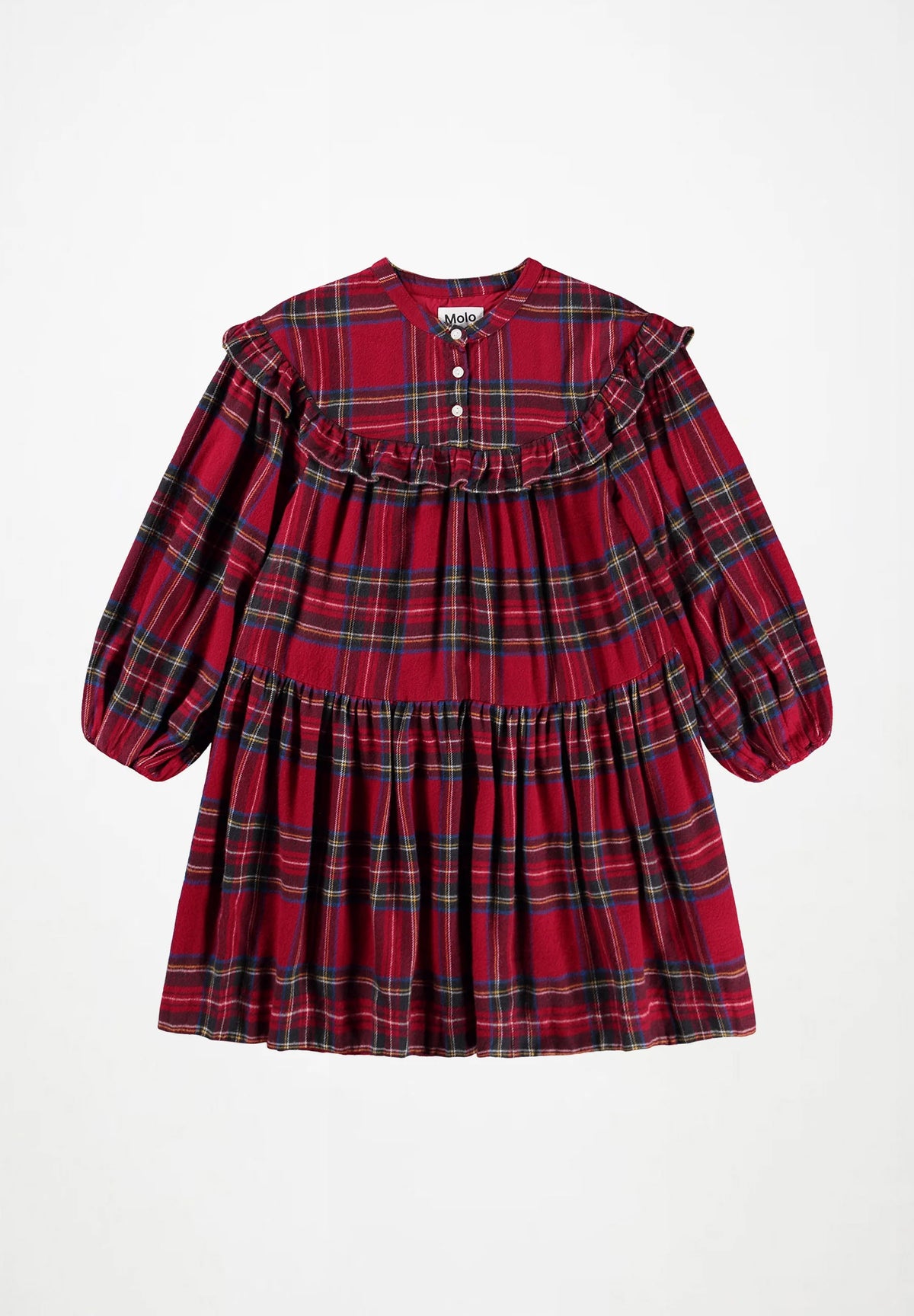 Cele L/S Dress Holiday Check