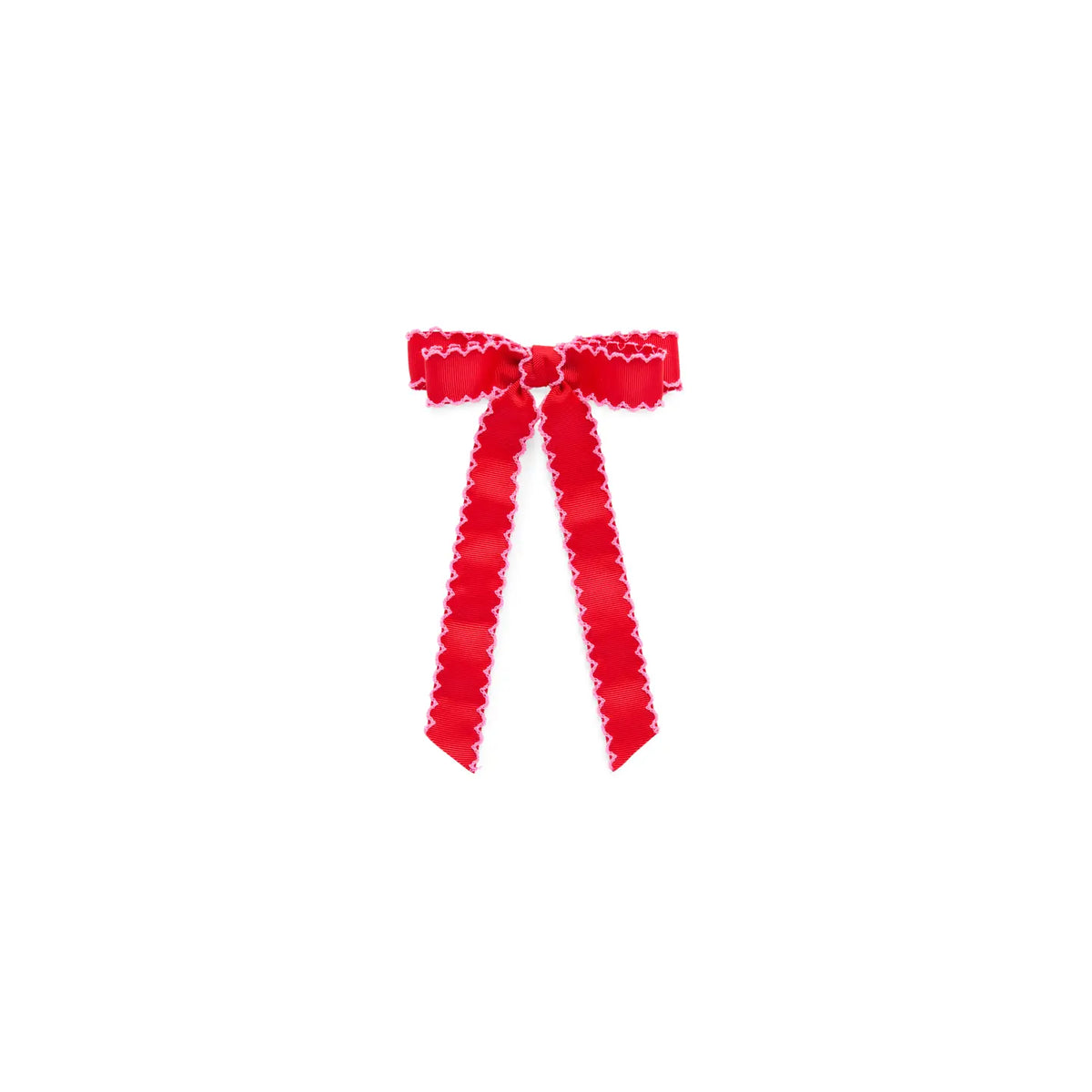 Scallop Trim Bow Clip