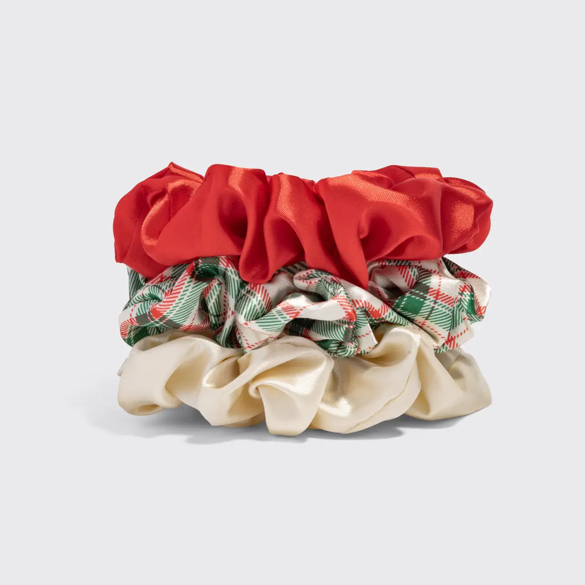 Holiday Scrunchies 3pc Multi Color