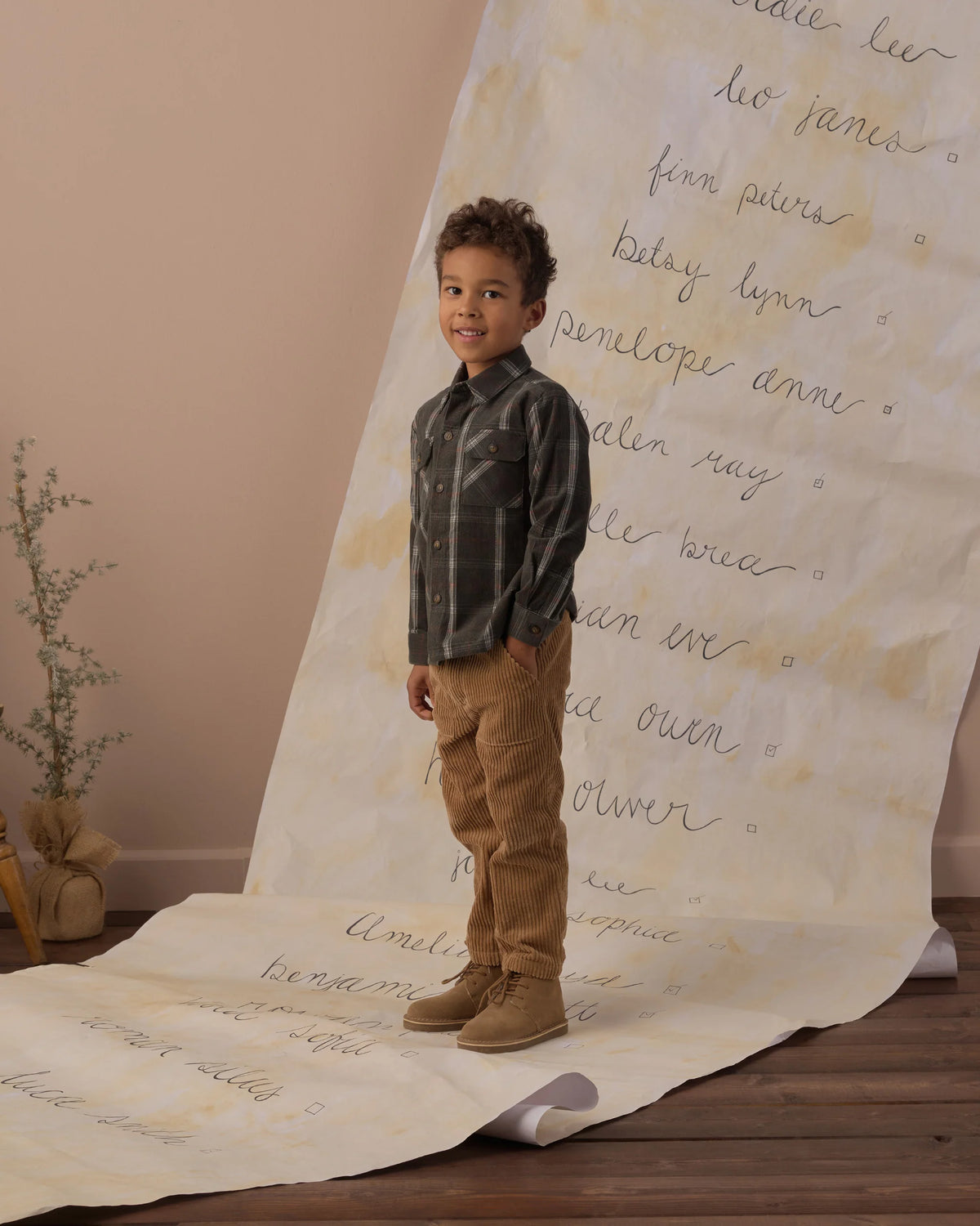 POCKETED FLANNEL SHIRT HOLIDAY PLAID