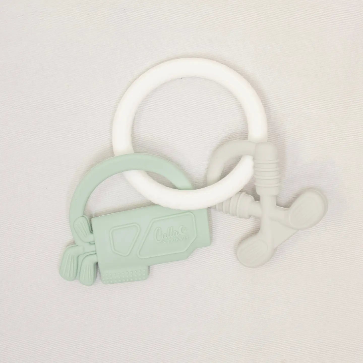 Tee Time Golf Silicone Teether