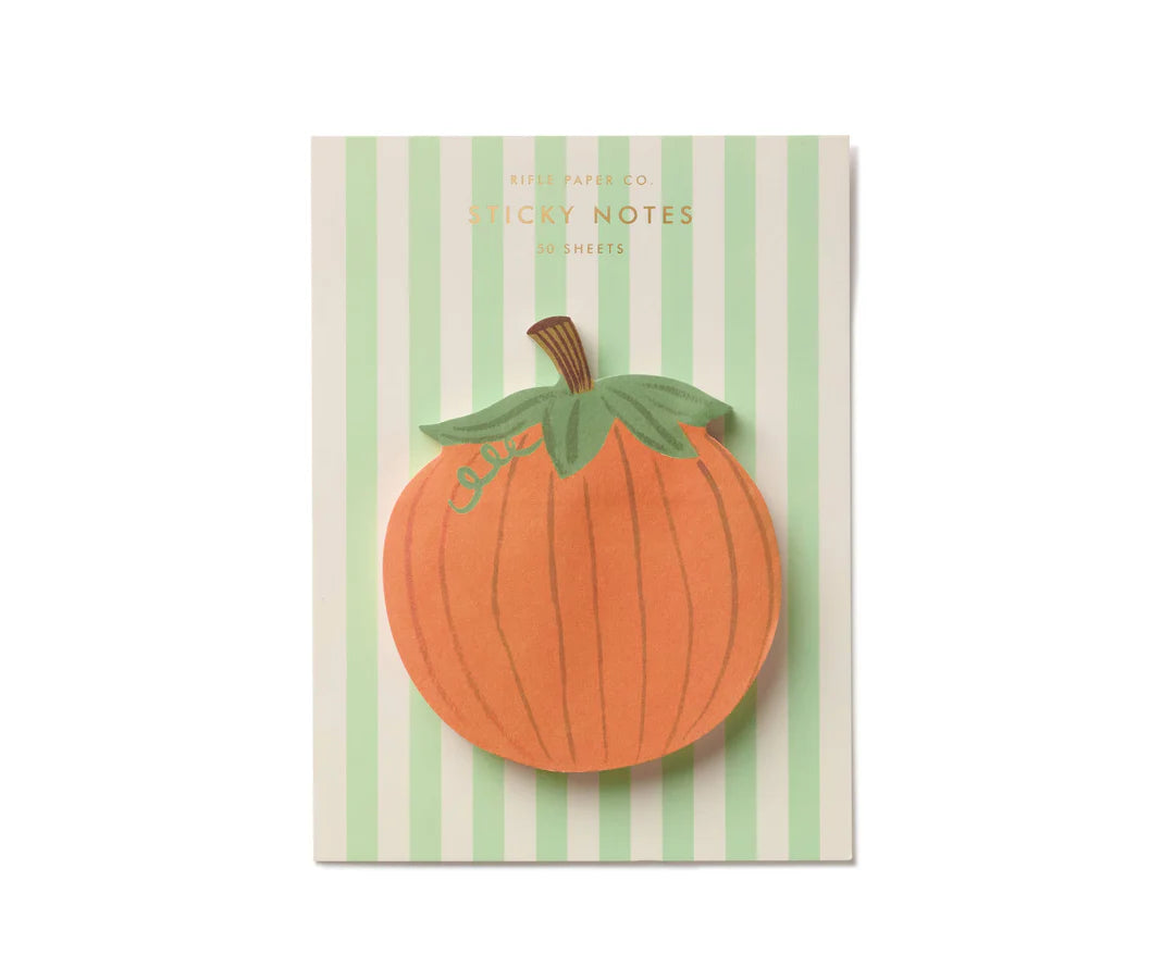 Rifle Paper Pumpkin Sticky Notes