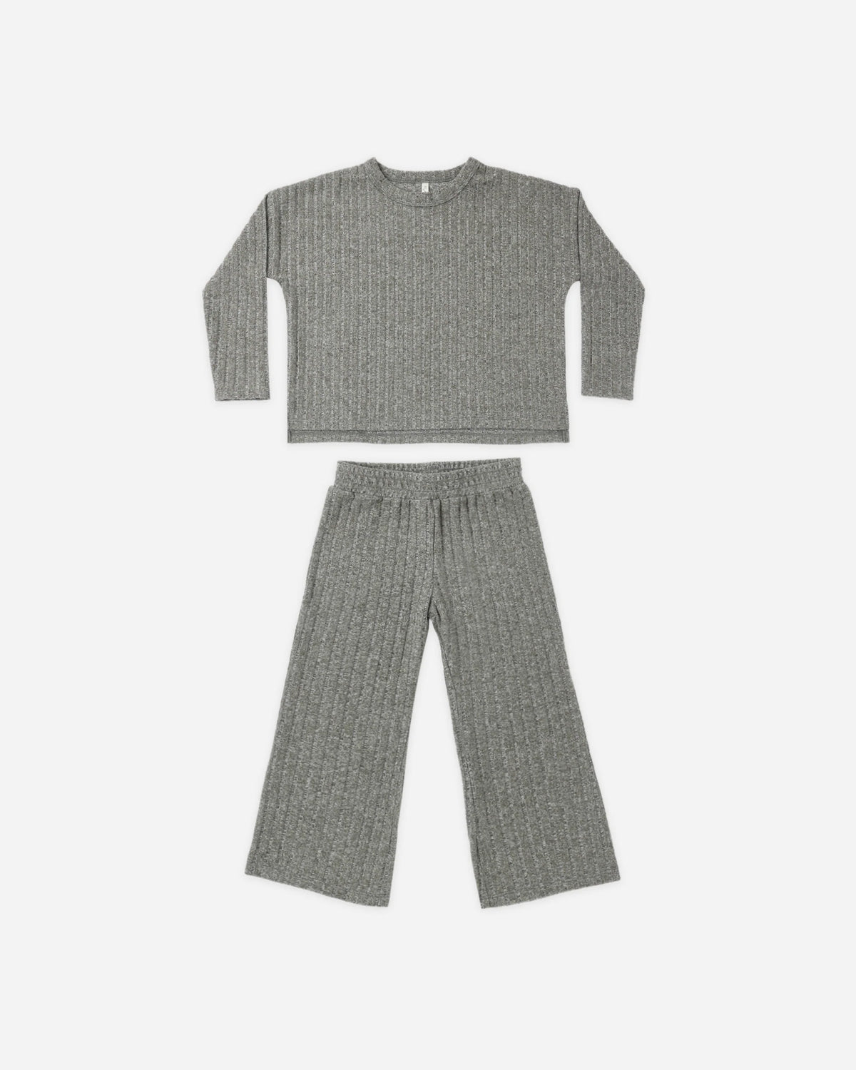 COZY RIB KNIT SET EVERGREEN