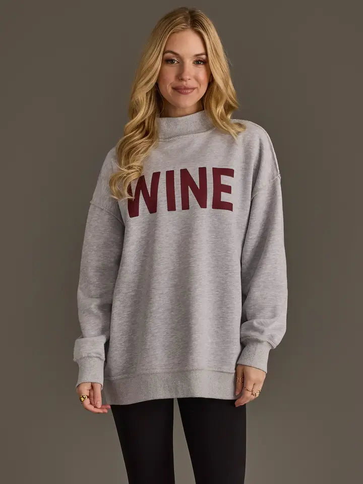 Wine & Prosecco Reversible Sweatshirt