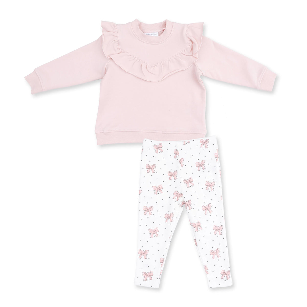 V-Ruffle Sweatshirt and Legging