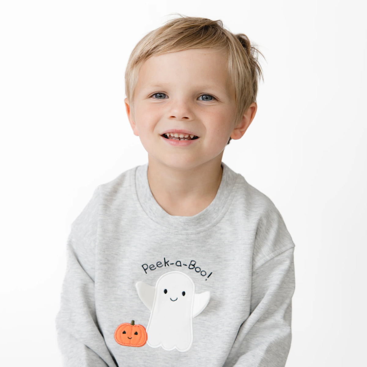 Ghosts Gray - Drop Sleeve Sweatshirt
