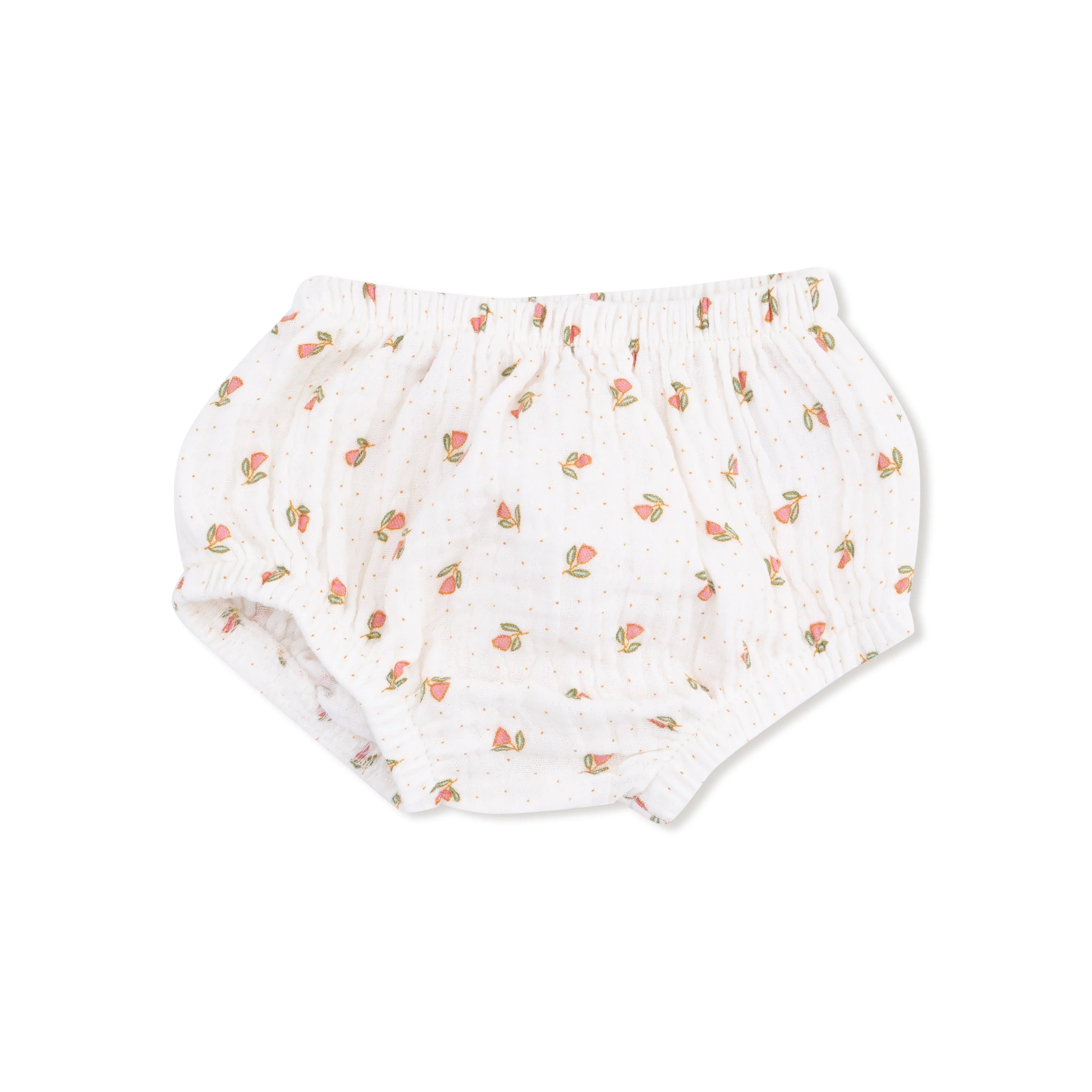 Petite Pointe Fleur - L/S Petal Collar Dress + Diaper Cover