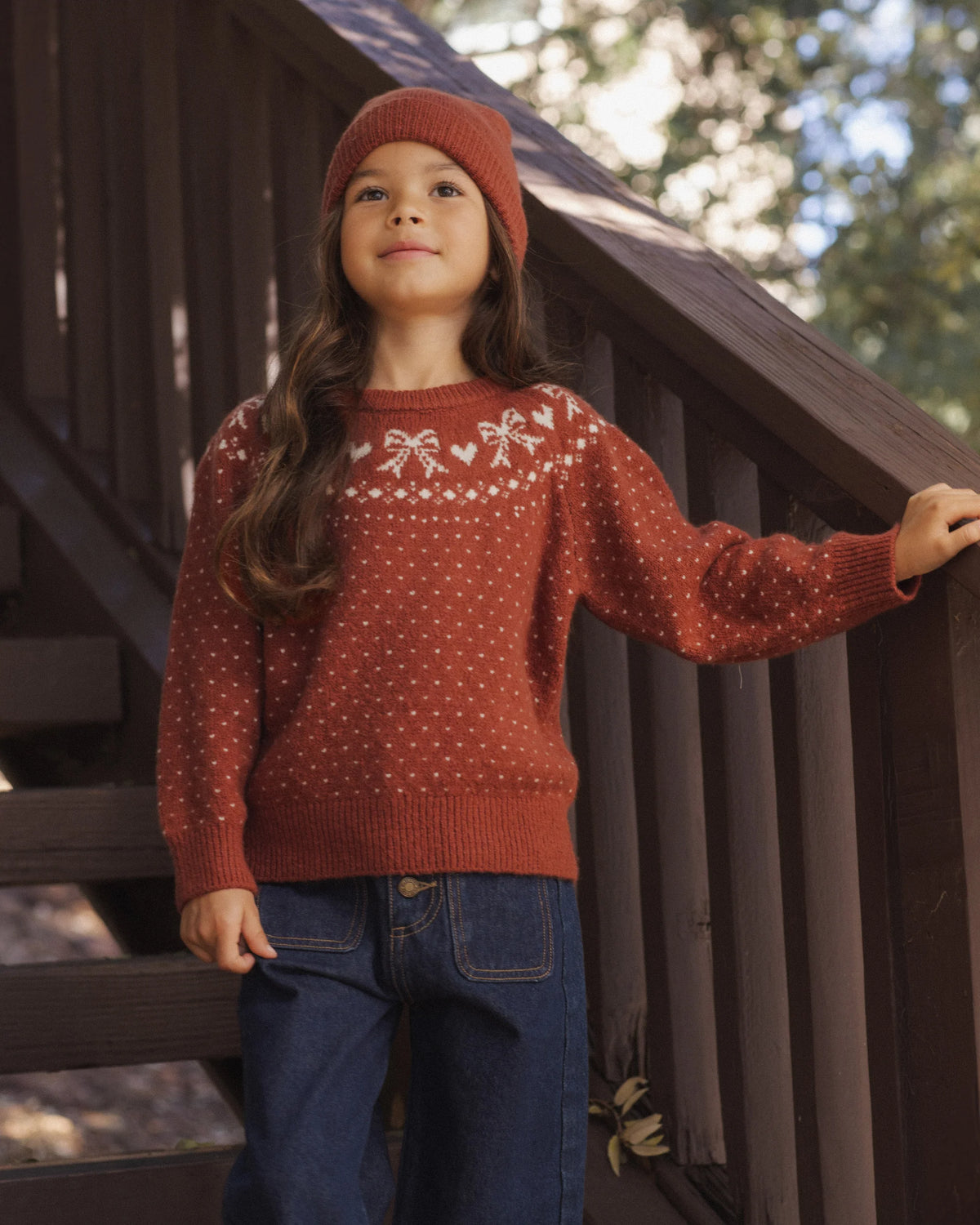 FAIR ISLE SWEATER RUBY