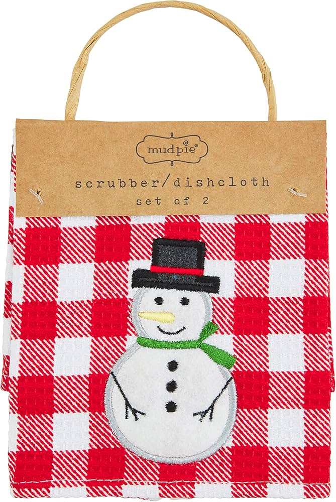 Christmas Scrub Cloth Set