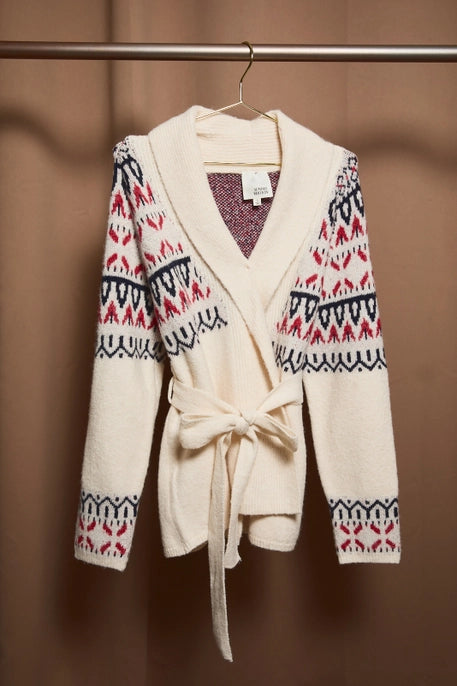 Tie Front Knit Cardigan