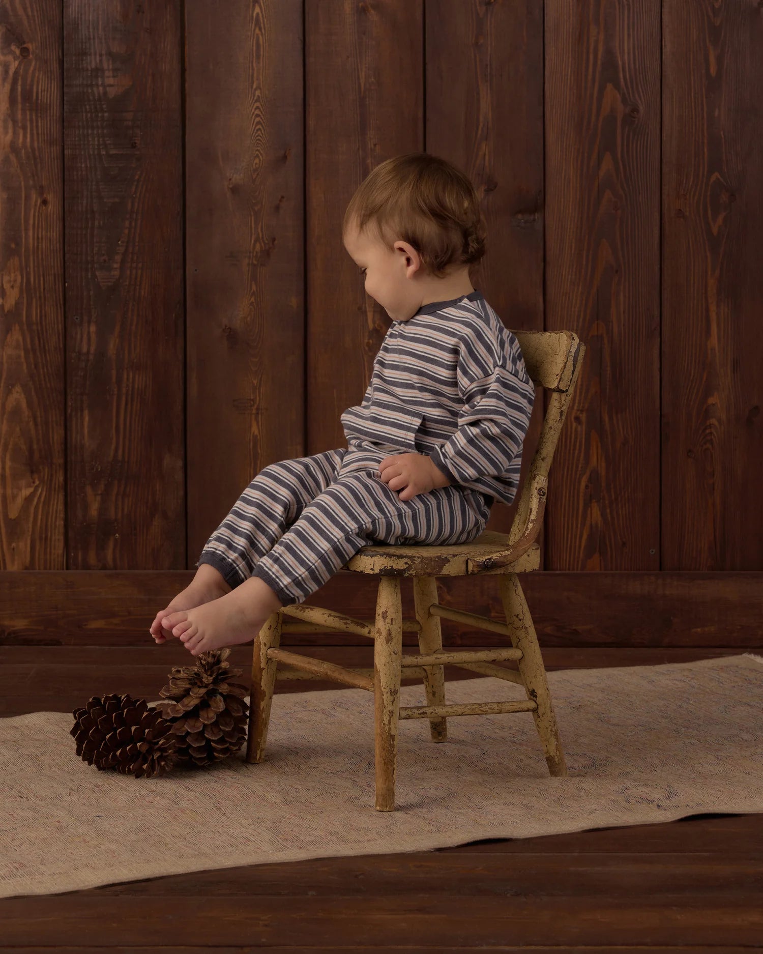 RELAXED SET BLUE STRIPE