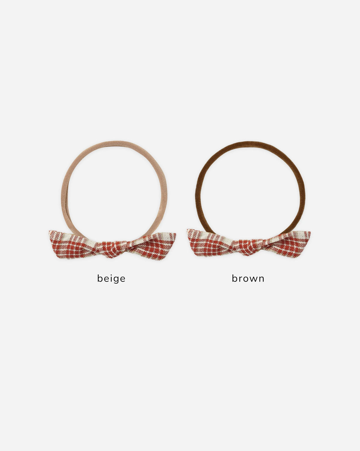 LITTLE KNOT HEADBAND VINTAGE PLAID