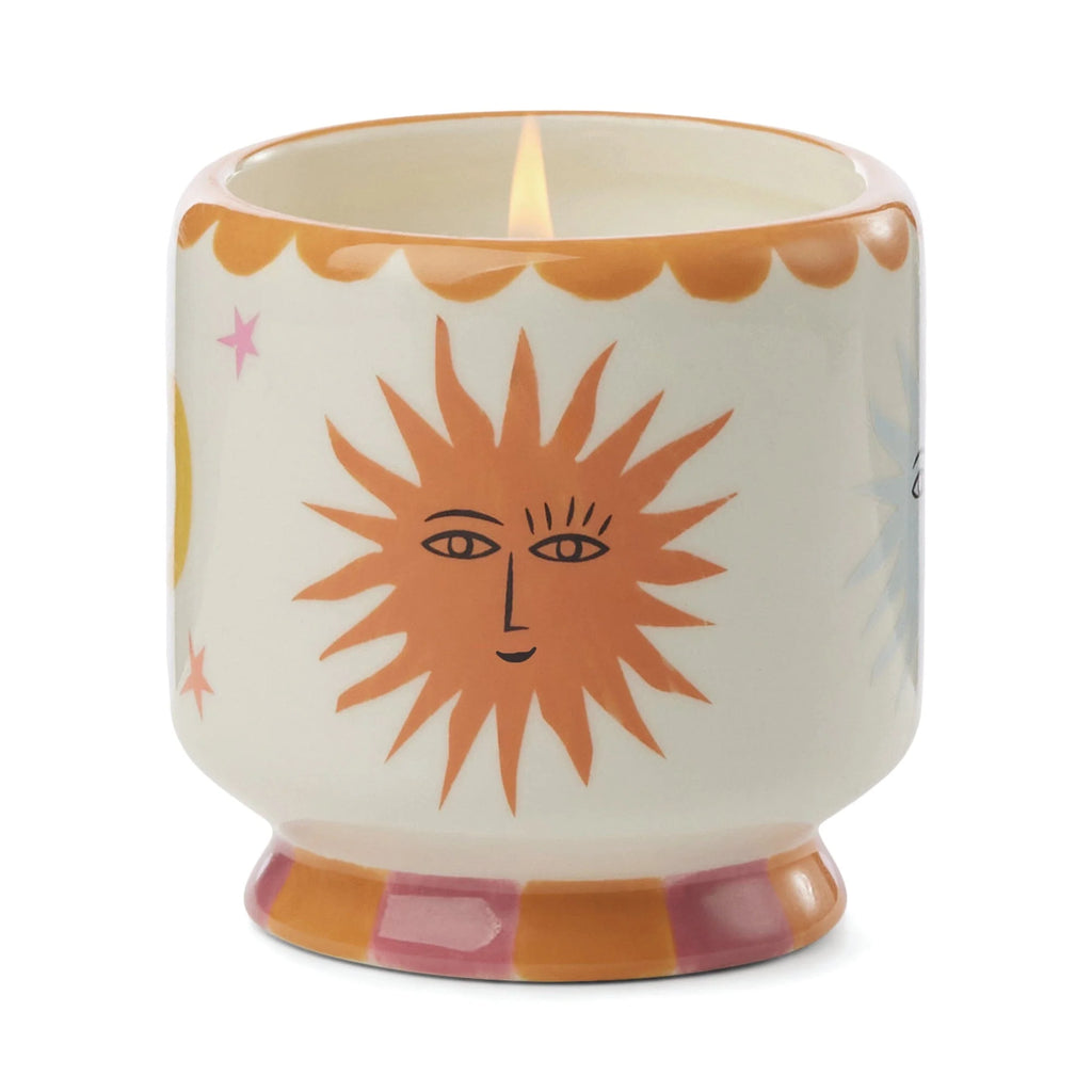 8oz Ceramic Sun Candle Orange Blossom