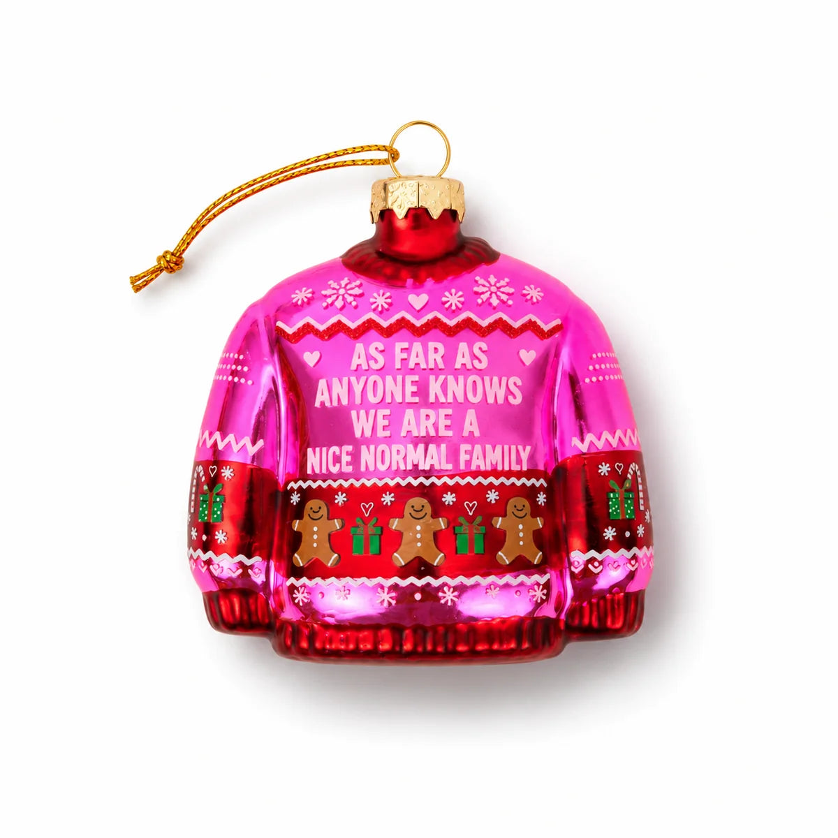 Nice Normal Family Sweater Ornament