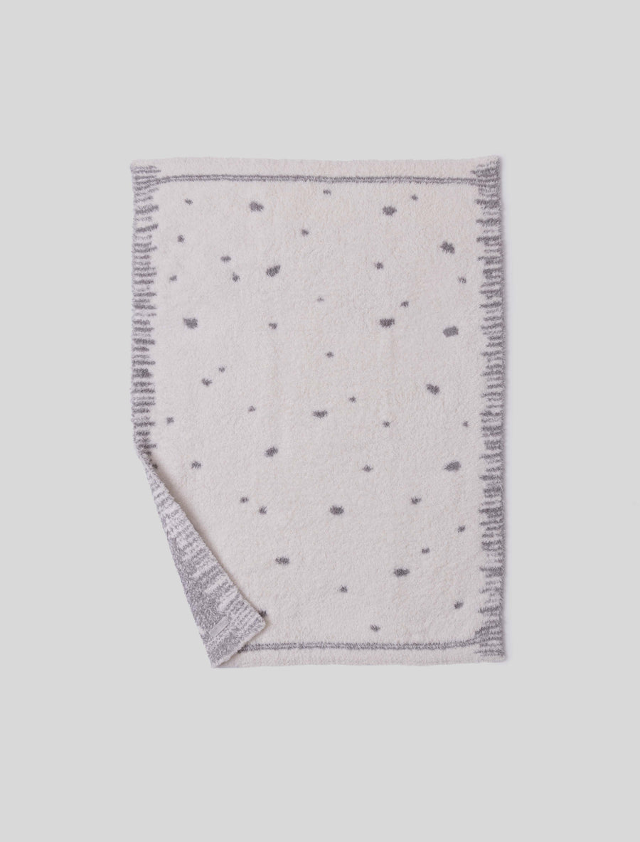 Pewter Dot Stroller Blanket