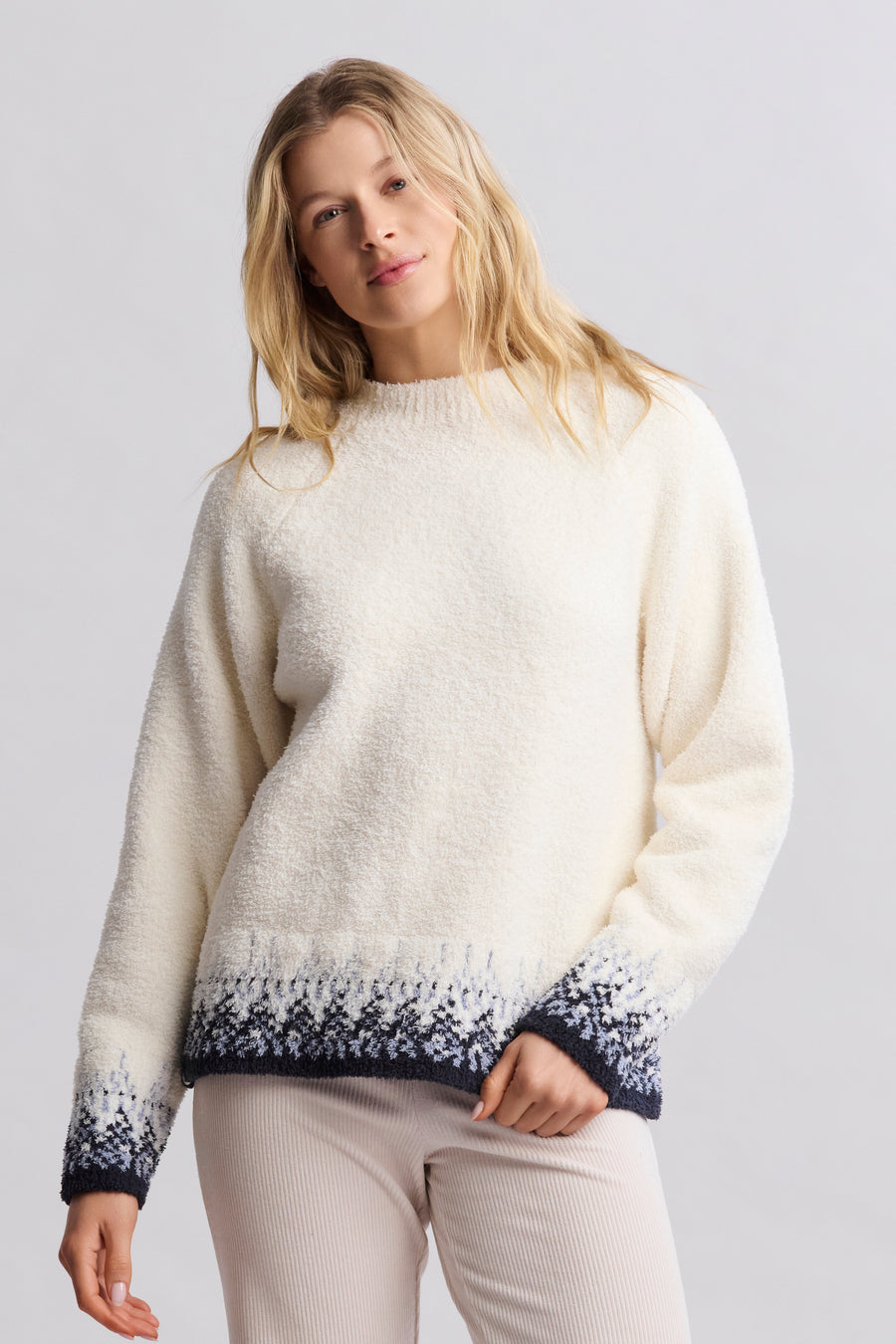 BFD Raglan Confetti Pullover Pearl Multi