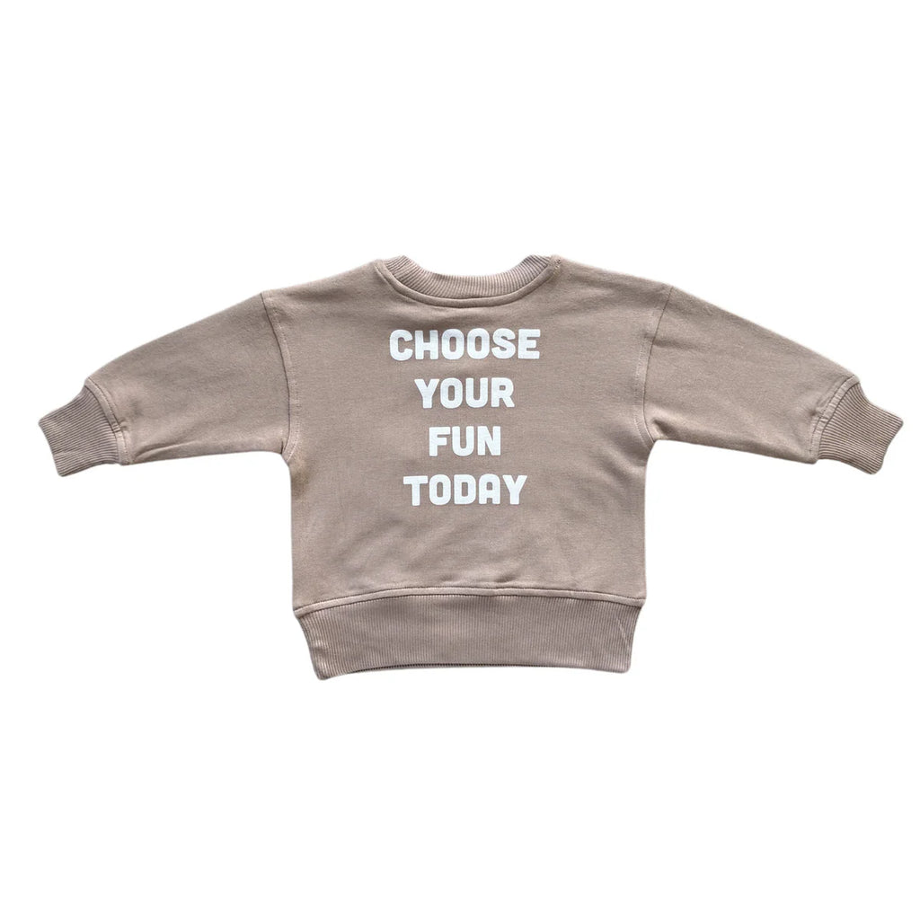 Choose Your Fun Today Boxy Sweatshirt