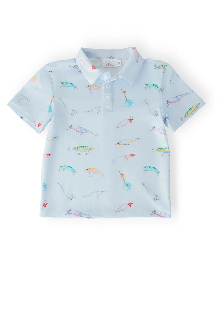 Boys Fish Hook SS Polo