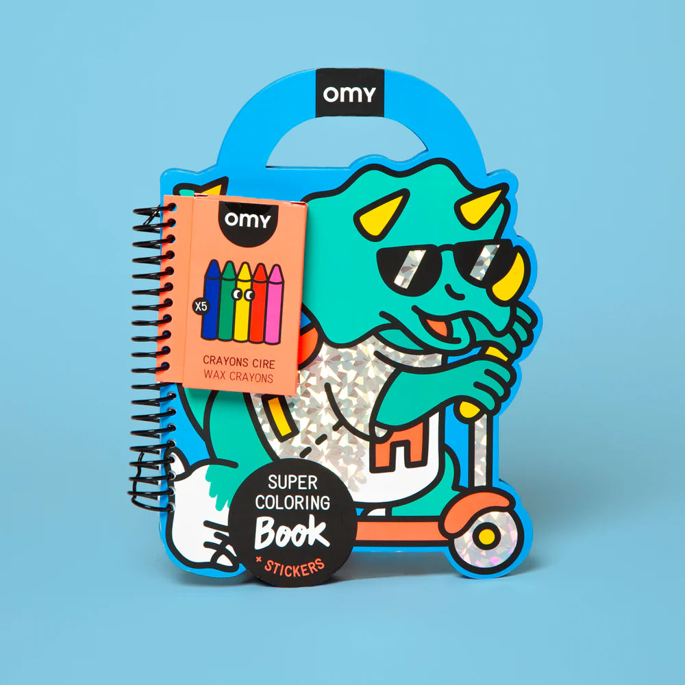 SUPER COLORING & STICKER BOOK