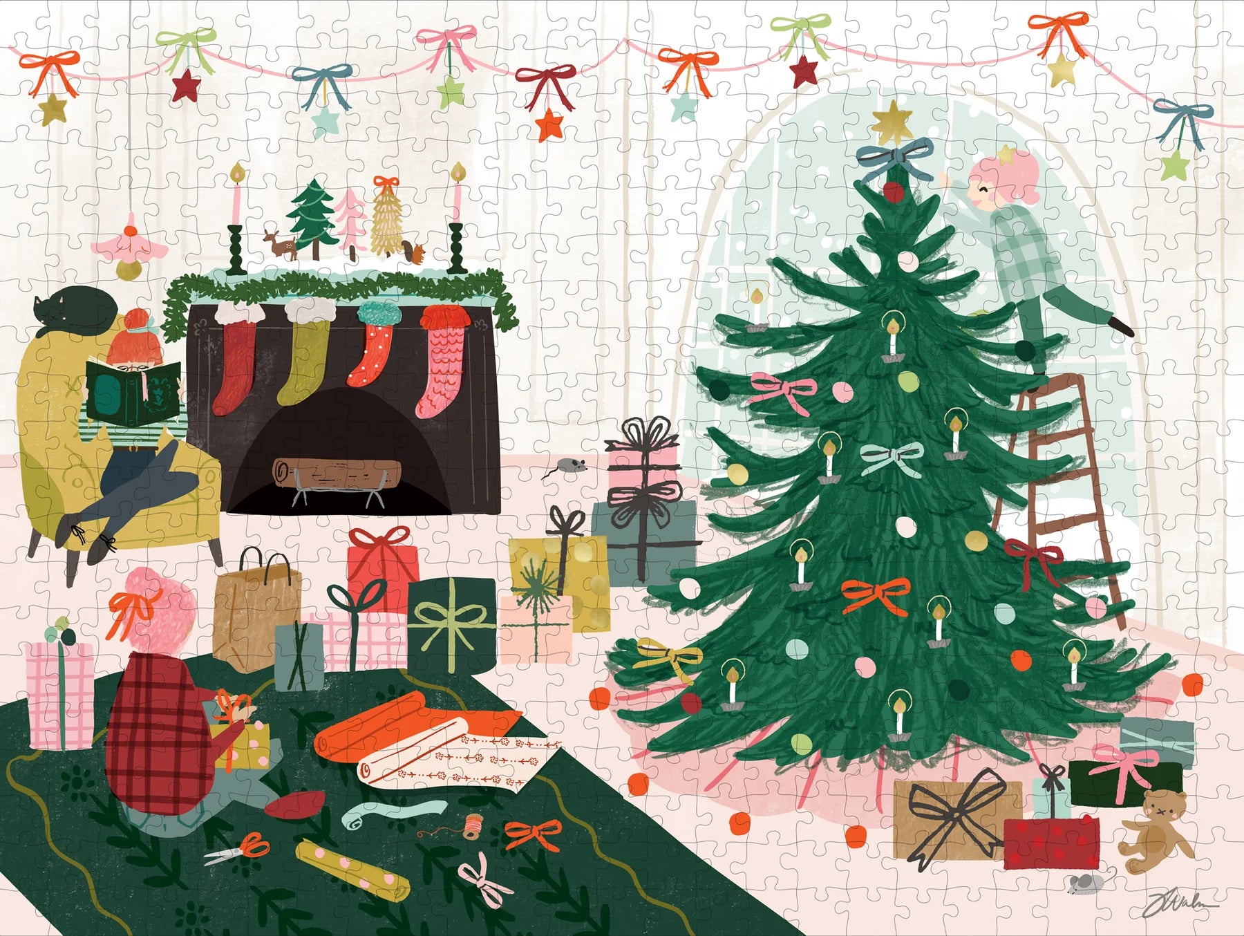 Deck the Halls Puzzle 500pc