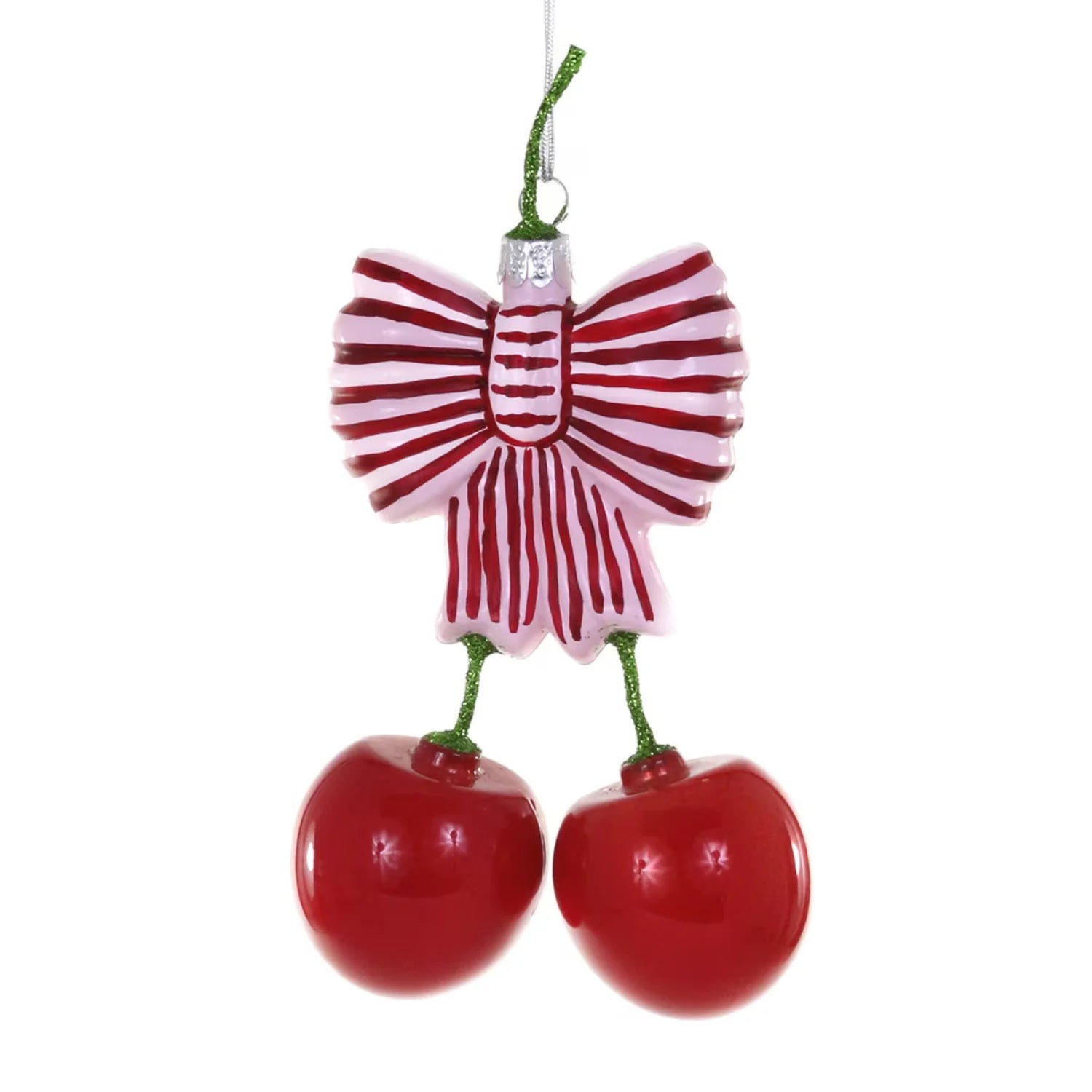 CF Bows and Cherries Ornament