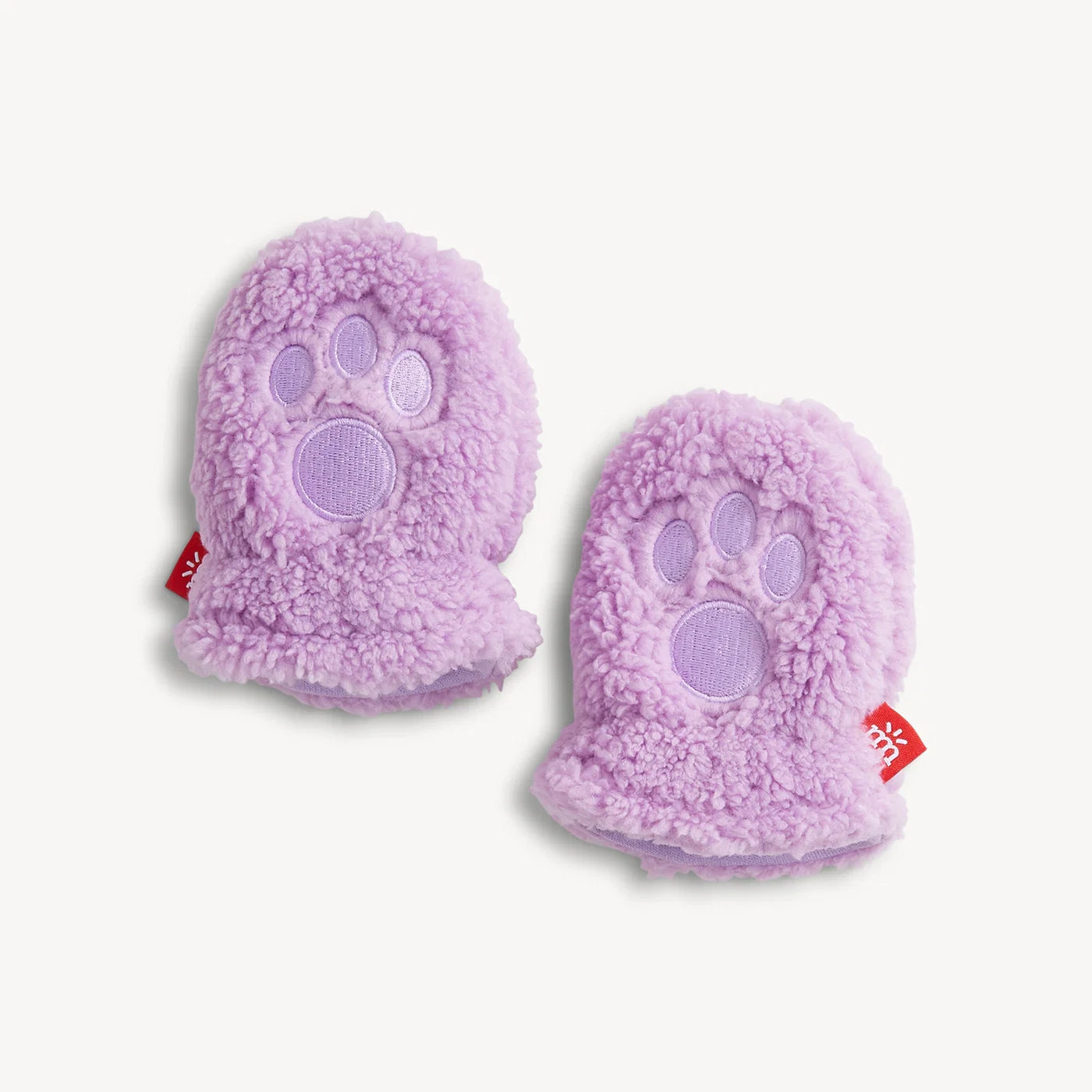 Colorblock Sherpa Mittens