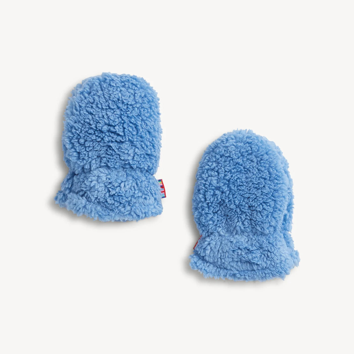 Colorblock Sherpa Mittens