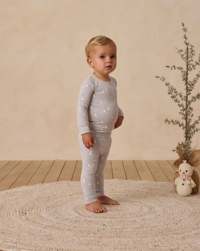 BAMBOO PAJAMA SET || SNOWMEN