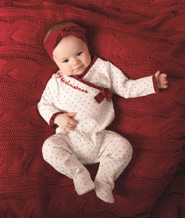 My 1st Christmas Sleeper & Headband Set